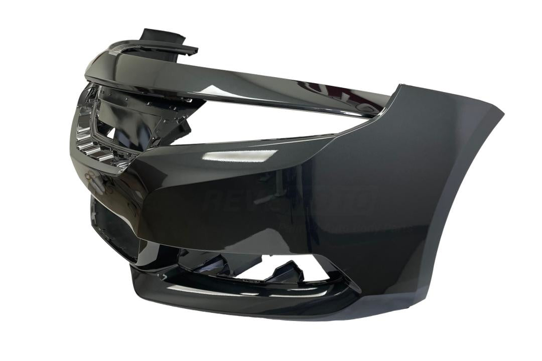 2014-2019 Chevrolet Impala Front Bumper Painted (New Body Style | WITH: Active Shutter | WITHOUT: Adaptive Cruise) Ashen Gray Metallic (WA810T) 22990032 GM1000946