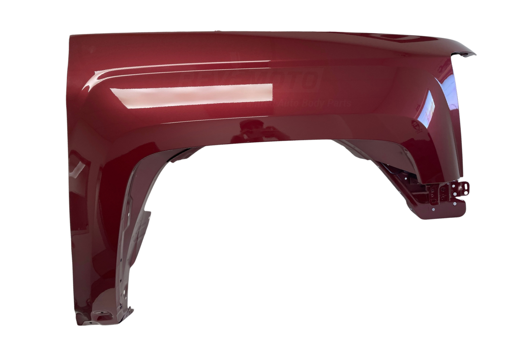 2014-2019 Chevrolet Silverado Passenger-Side Fender Painted Sonoma Jewel Tintcoat (WA412P) 84214215 GM1241385 ReveMoto Painted Auto Parts Replacement 