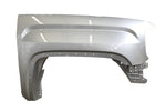 2014-2019 GMC Sierra Fender Painted (1500 | Aftermarket) Switchblade Silver Metallic (WA636R) 84214216 GM1241387 ReveMoto Painted Auto Parts Replacement  