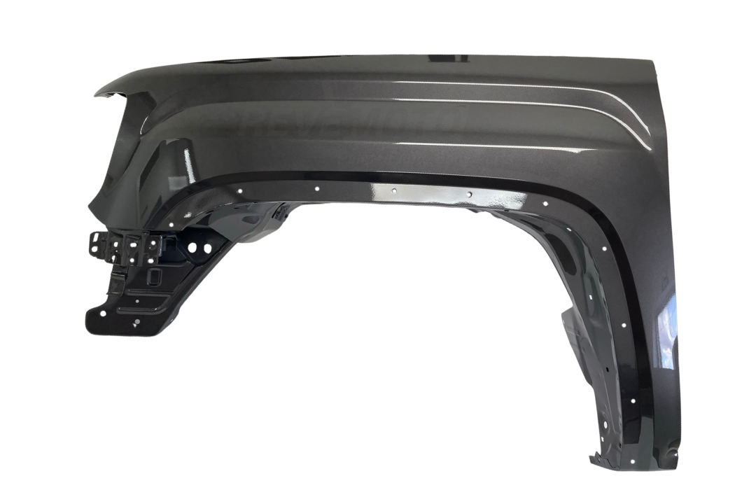 2014-2019 GMC Sierra Fender Painted (1500 | OEM) Iridium Metallic (WA121V) 23303550 GM1240387 ReveMoto Painted Auto Parts Replacement 