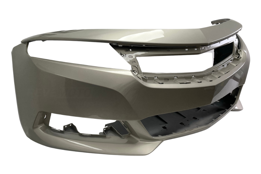 2014-2020 Chevrolet Impala Front Bumper Painted (Premier | New Body Style) Champagne Silver Metallic (WA102V) 22990028 GM1000959