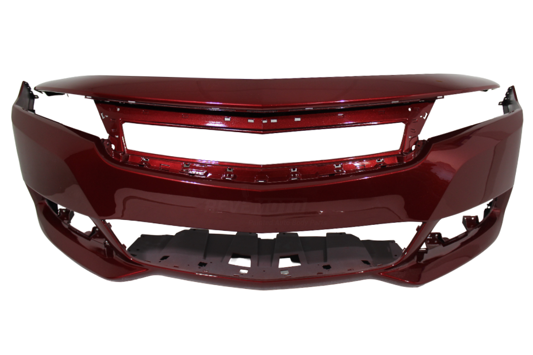 2014-2020 Chevrolet Impala Front Bumper Painted (Premier | New Body Style) Limited Addiction Red Pearl (WA405Y) 22990028 GM1000959