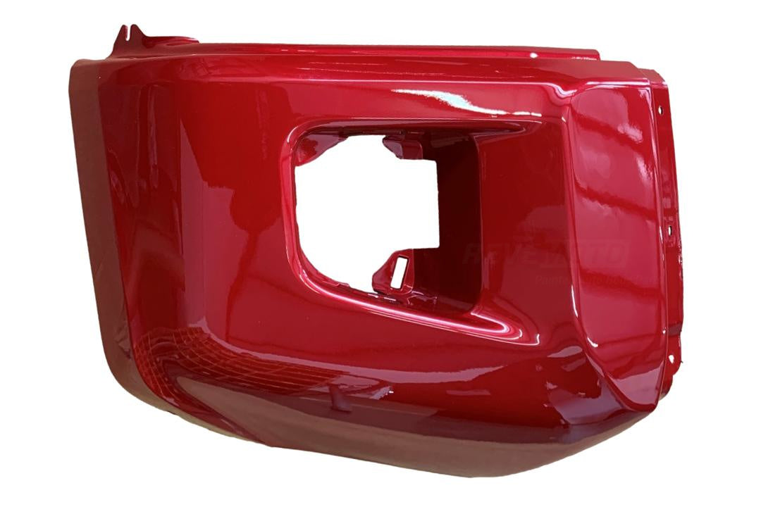 2014-2021 Toyota Tundra Front Bumper End Cap Painted (Aftermarket) Barcelona Red Mica (3R3) 521120C080 TO1005182 ReveMoto Painted Auto Parts Replacement
