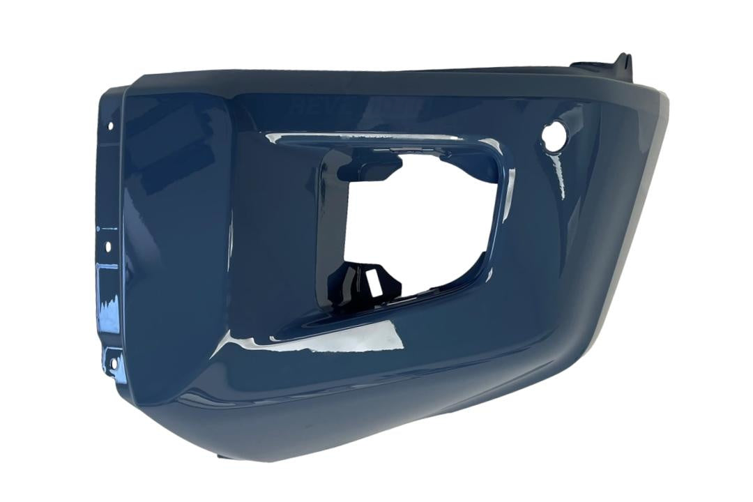 2014-2021 Toyota Tundra Front Bumper End Cap Painted (Aftermarket) Cavalry Blue (8W2) 521130C908 TO1004183 ReveMoto Painted Auto Parts Replacement