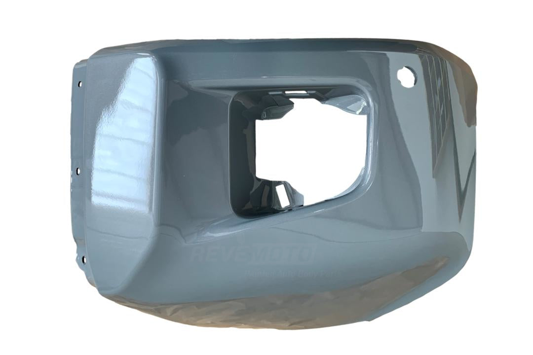 2014-2021 Toyota Tundra Front Bumper End Cap Painted (Aftermarket) Cement Gray Metallic (1H5) 521130C908 TO1004183 ReveMoto Painted Auto Parts Replacement