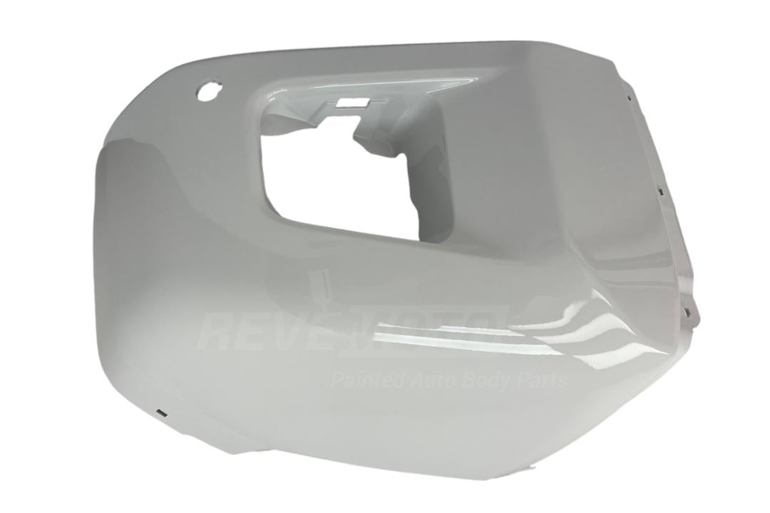 2014-2021 Toyota Tundra Front Bumper End Cap Painted (Aftermarket) Super White (040) 521120C908 TO1005183 ReveMoto Painted Auto Parts Replacement