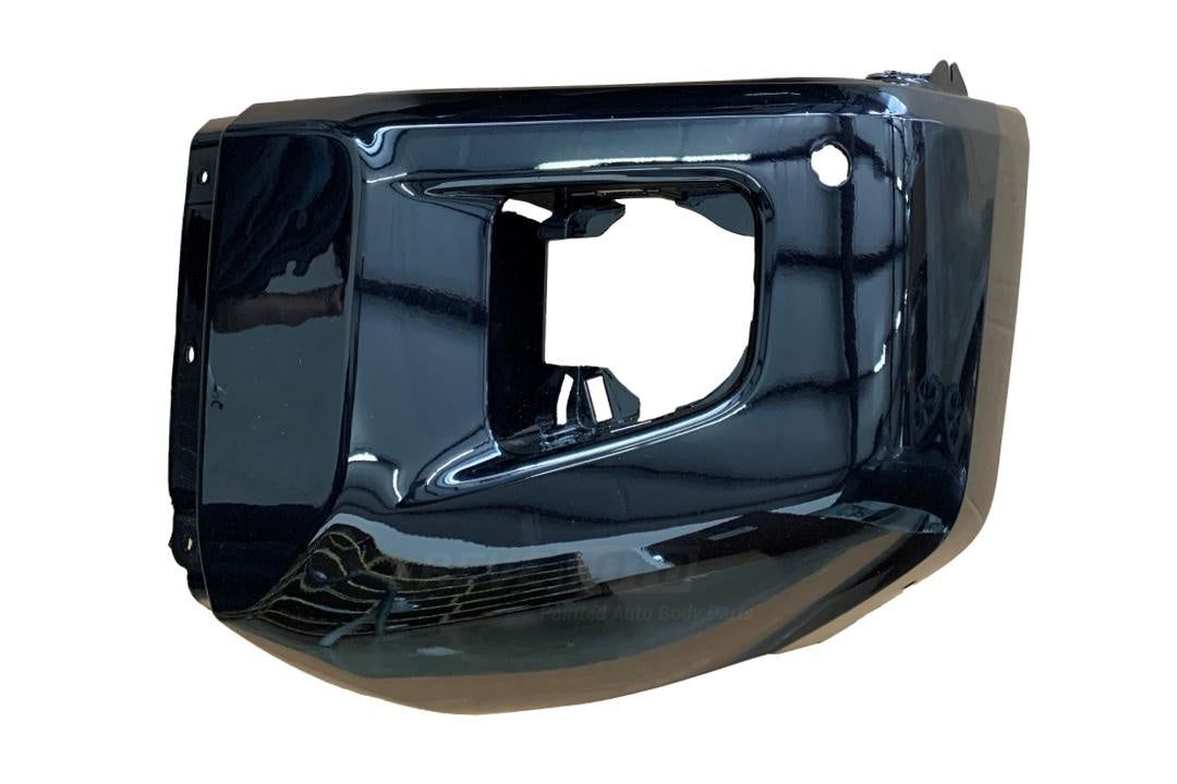 2014-2021 Toyota Tundra Front Bumper End Cap Painted (OEM) Attitude Black Metallic (218) 521130C908 ReveMoto Painted Auto Parts Replacement