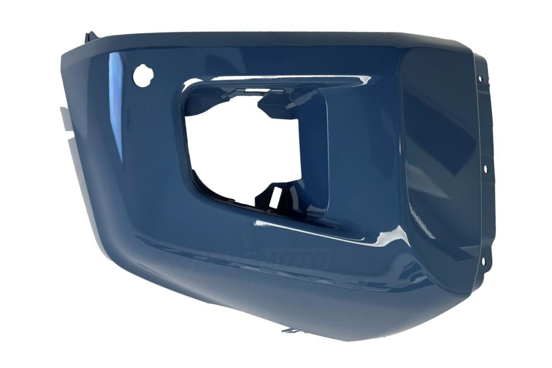 2014-2021 Toyota Tundra Front Bumper End Cap Painted (OEM) Cavalry Blue (8W2) 521120C908 ReveMoto Painted Auto Parts Replacement