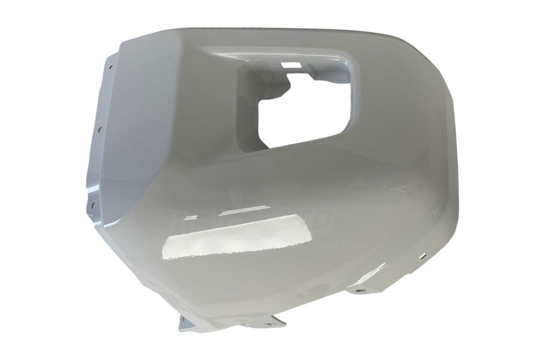 2014-2021 Toyota Tundra Front Bumper End Cap Painted (OEM) Super White (040) 521130C080 ReveMoto Painted Auto Parts Replacement