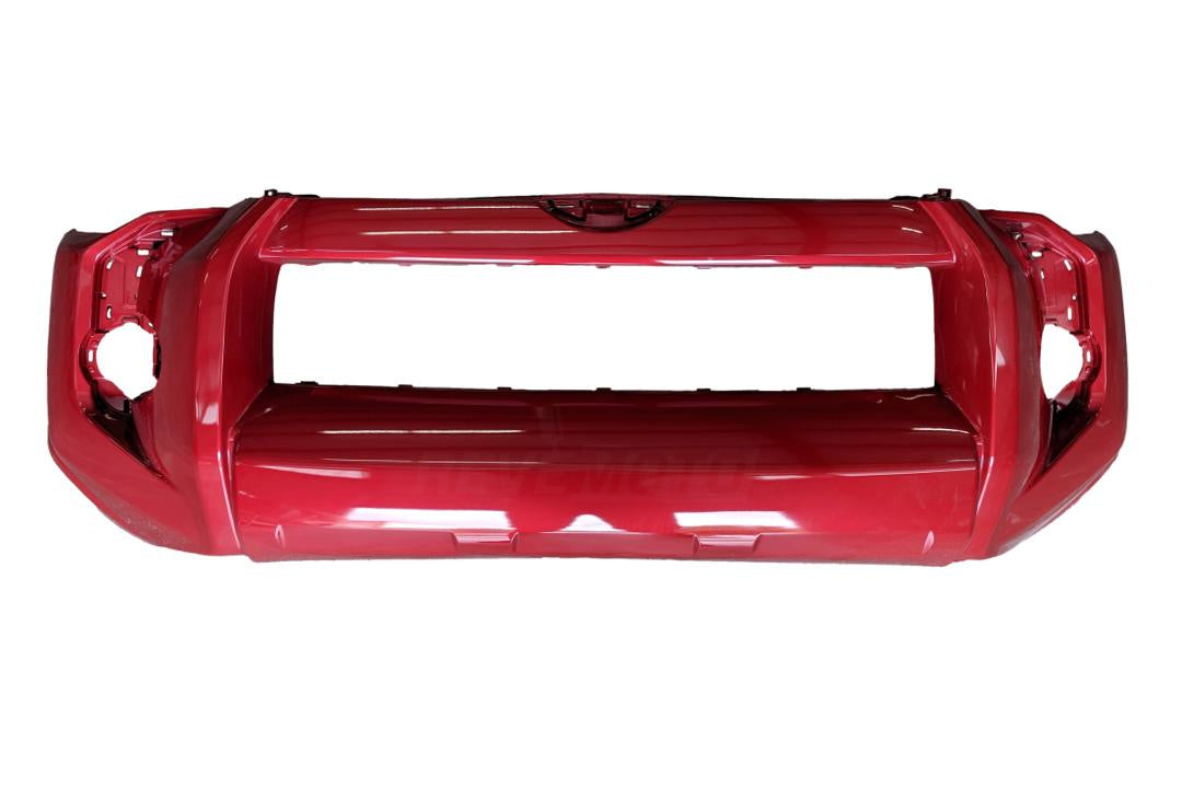 2014-2024 Toyota 4Runner Front Bumper Painted (SR5 Models) Barcelona Red Mica (3R3) 5211935918 TO1000405 ReveMoto Painted Auto Parts Replacement  