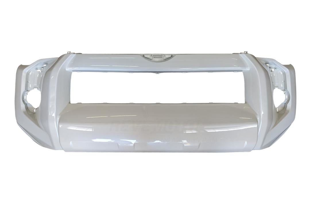 2014-2024 Toyota 4Runner Front Bumper Painted (SR5 Models) Blizzard Pearl (070) 5211935918 TO1000405 ReveMoto Painted Auto Parts Replacement 
