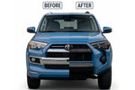 2014-2024 Toyota 4Runner Limited Edition Converted to TRD PRO Front Bumper Before and After Cavalry Blue (8W)
