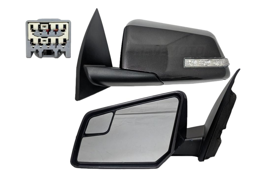 2009-2017 Chevrolet Traverse Side View Mirror Painted (WITHOUT: Power Folding | Aftermarket) Iridium Metallic (WA121V) 20879274 22791624 GM1320383