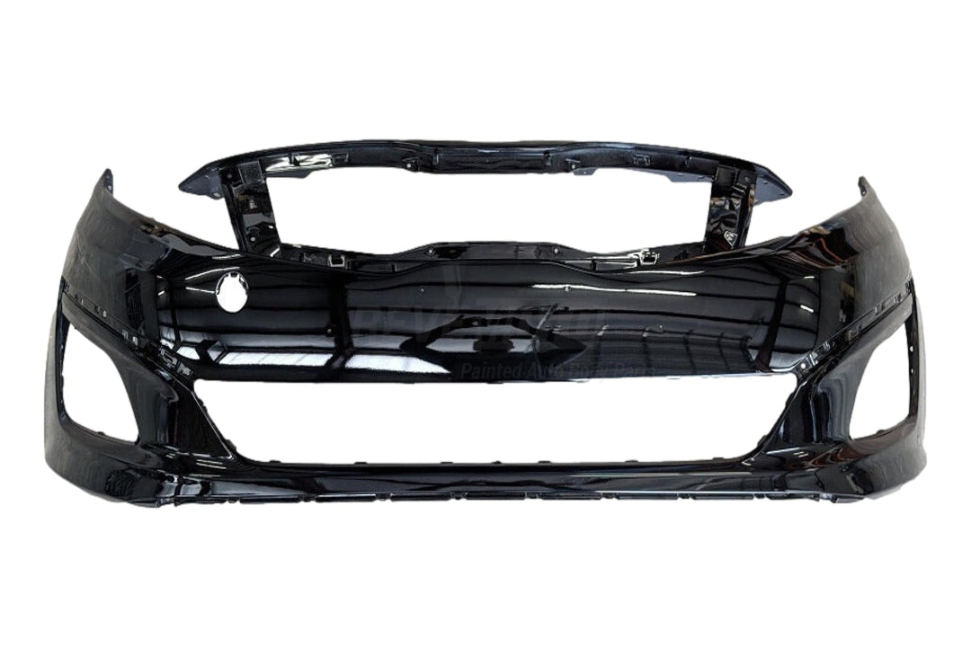 Painted Front Bumper Cover for 2014-2015 Kia Optima (Korean Built) Ebony Black (EB) 865112T500 KI1000169