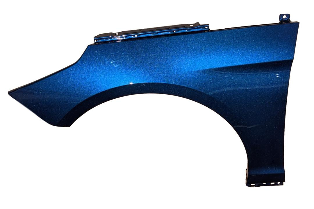 2015-2017 Hyundai Sonata Fender Painted (Driver-Side) Lakeside Blue Metallic/Shoreline Drive Blue Pearl (VU8) 66311C1000 HY1240161 ReveMoto Painted Auto Parts Replacement 