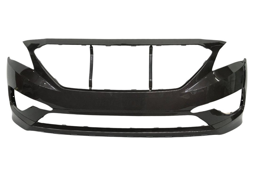 2015-2017 Hyundai Sonata Front Bumper Painted Dark Truffle Metallic (N8) (Sport Models) 86511C2300 HY1000211 ReveMoto Painted Auto Parts Replacement 