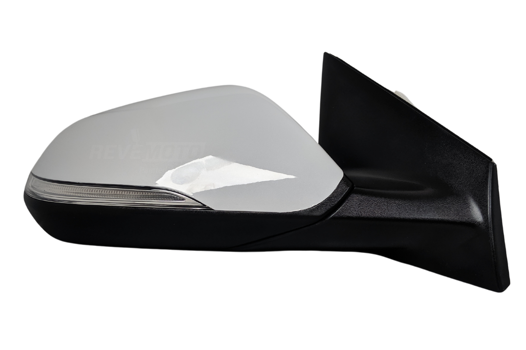 2015-2017 Hyundai Sonata Side View Mirror Painted (WITH: Heat, Turn Signal Light | WITHOUT: Blind Spot Detection) Quartz White Pearl (WW8) 87620C2010 HY1321204 