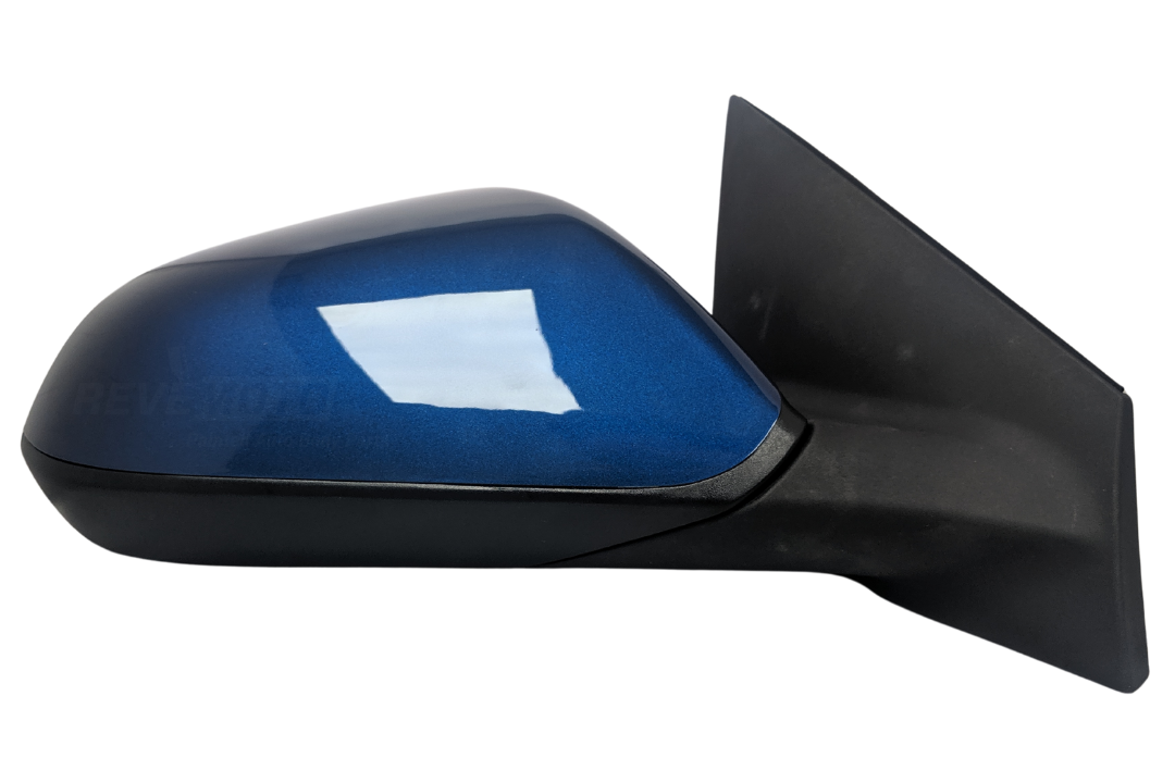 2015-2017 Hyundai Sonata Side View Mirror Painted (WITH: Heat | WITHOUT: Turn Signal Light, Blind Spot Detection) Lakeside Blue Metallic (VU8) 87620C2000 HY1321203 