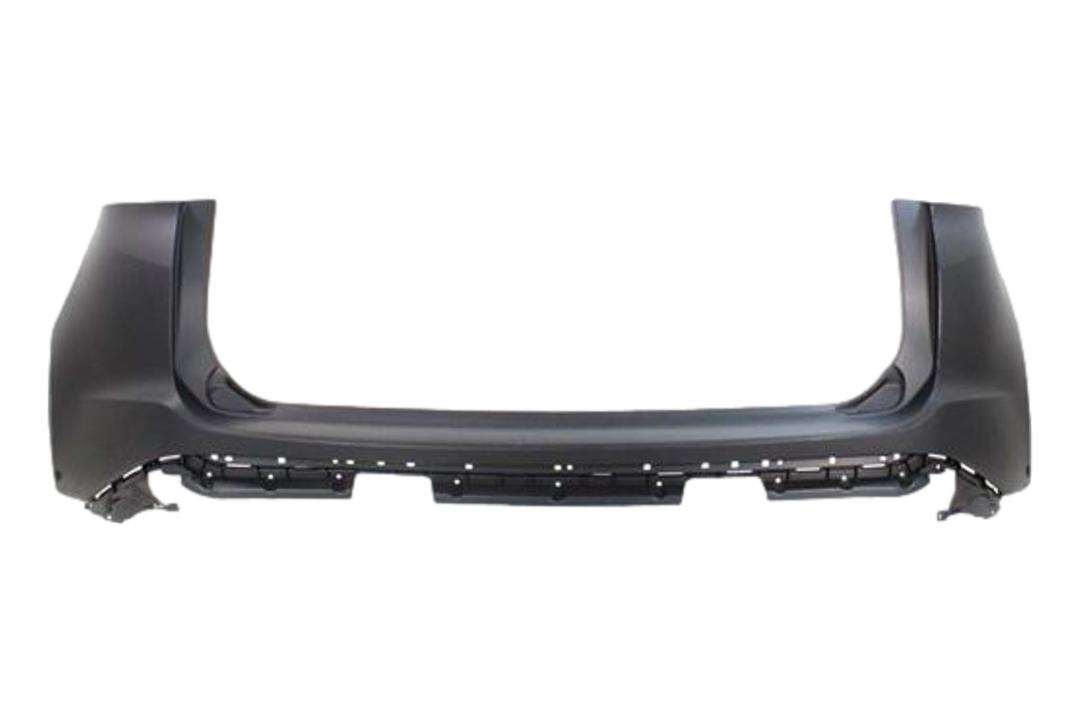 2015-2018 Ford Edge Rear Bumper Painted (Upper Cover WITH- Two Active Park Assist Sensor Holes) FT4Z17810GPTM FO1114106 clipped rev 1