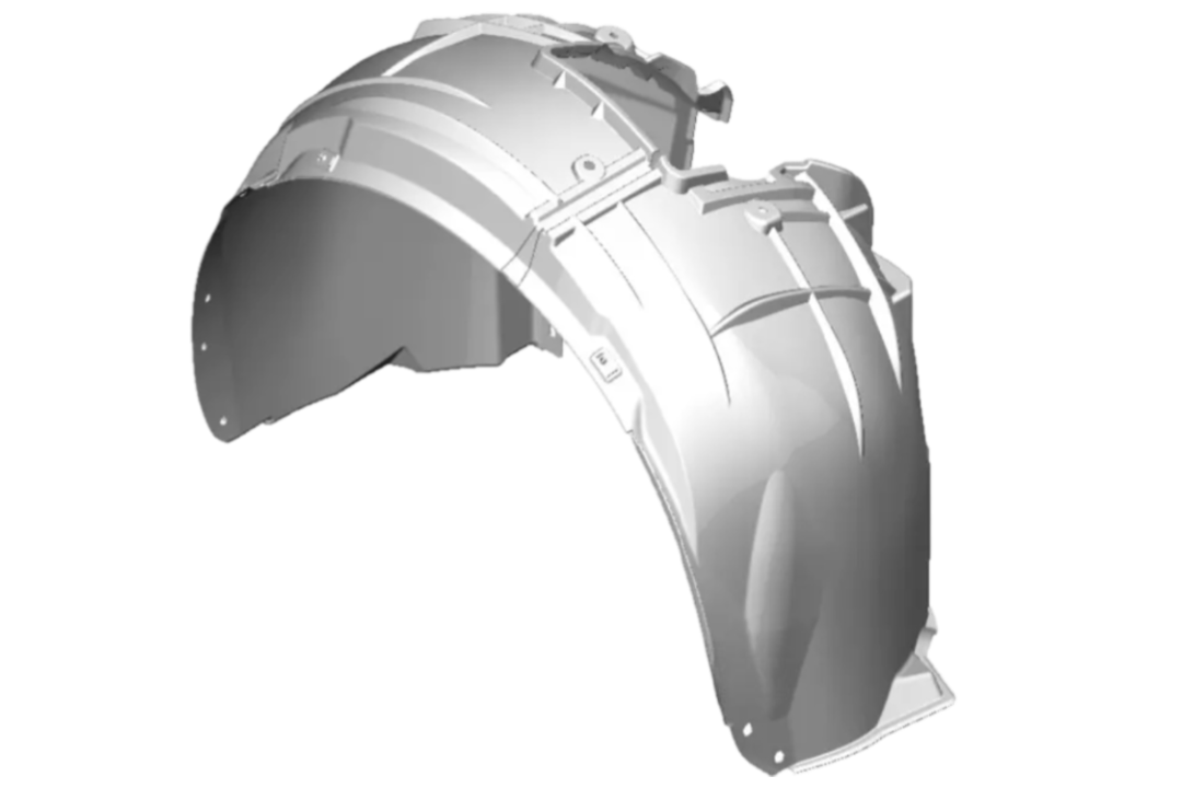 2015-2019 Cadillac ATS Fender Liner without Sport Package Left Side 84010409