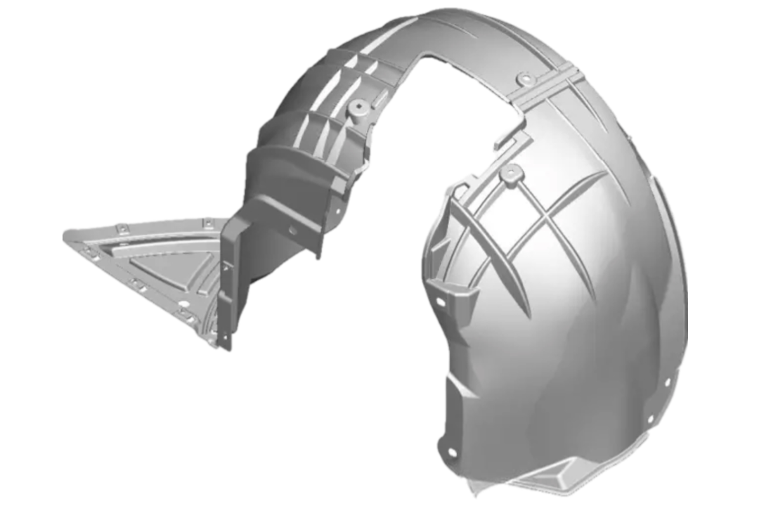 2015-2019 Cadillac ATS Fender Liner without Sport Package Right Side 84010410