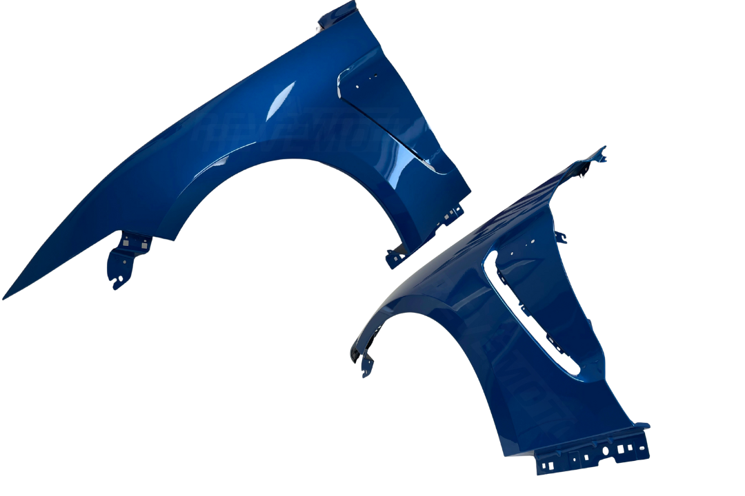 2015-2020 Ford Mustang Fender Painted (Shelby GT350/GT350R Models) Left, Driver-Side Velocity Blue Metallic (E7) FR3Z16006C