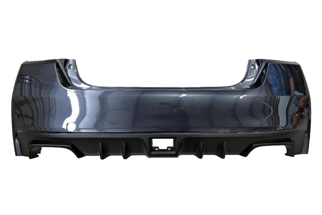 2015-2021 Subaru WRX STI Rear Bumper Painted Dark Gray Metallic 61K 57704VA022 SU1100173 ReveMoto Painted Auto Parts Replacement