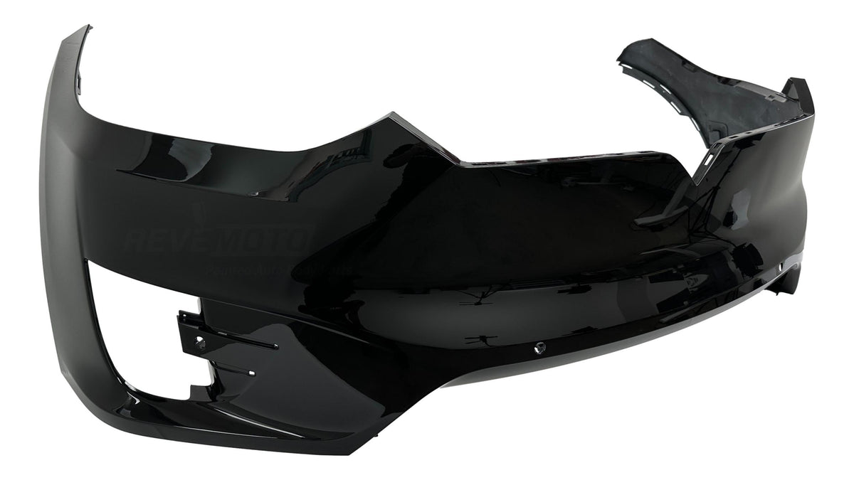 26751 - 2015-2021 Tesla Model X Front Bumper Painted Eclipse Black (PBSB) 1091879S0A