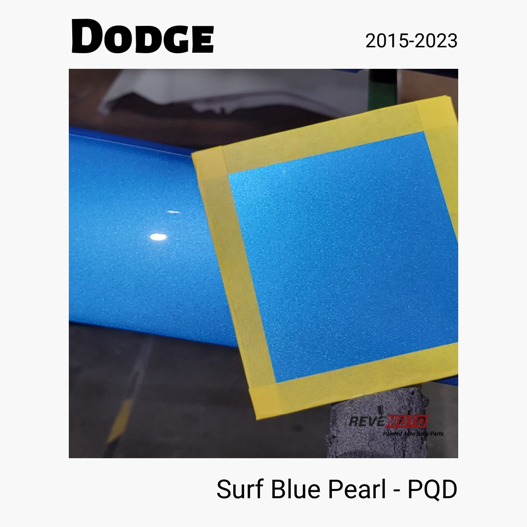2015-2023 Dodge Charger Surf Blue Pearl PQD - ReveMoto Custom Paint Match