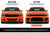 2015–2018 Dodge Charger SXT/R/T to 2019–2023 Scat Pack/SRT Hellcat Front Bumper Conversion Kit (OEM Style) | Painted to Match, Ready to Install - Header Orange (PL4)