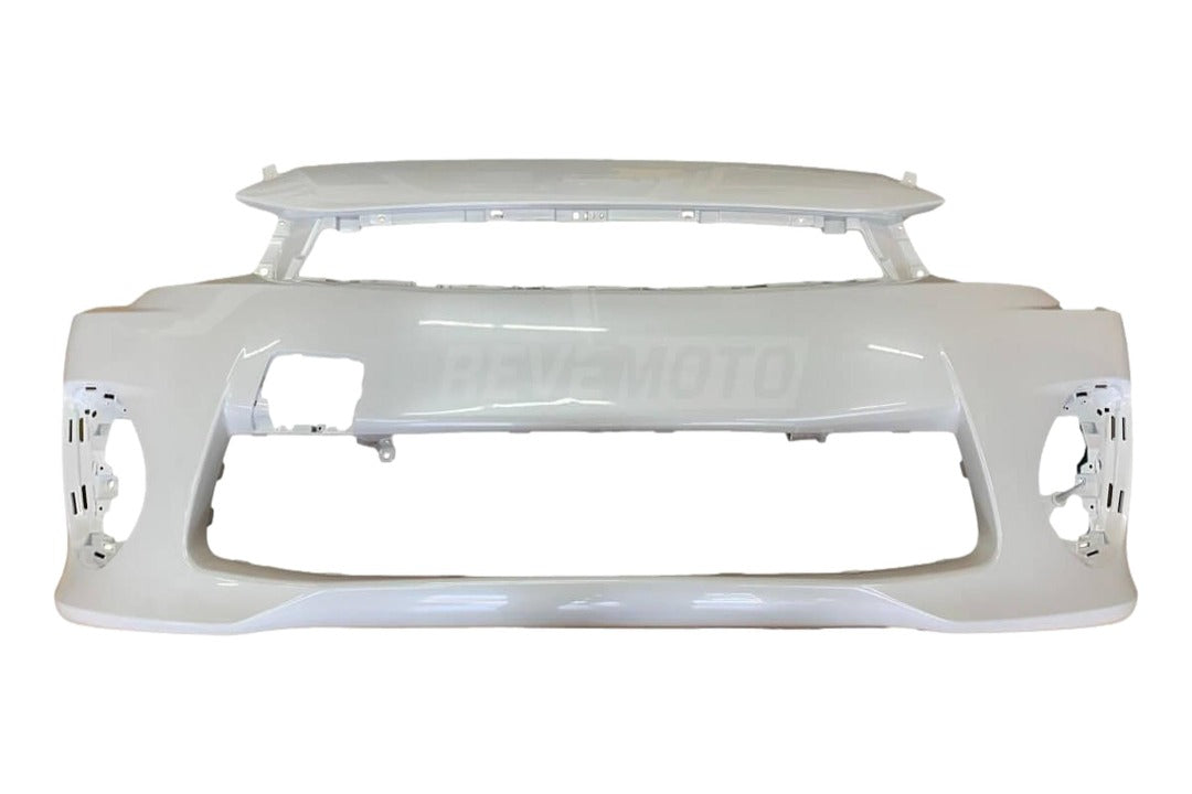 2016-2017 Mitsubishi Lancer Front Bumper Cover Painted Diamond White Pearl (W13) 6400H438 MI1000342 ReveMoto Painted Auto Parts Replacement