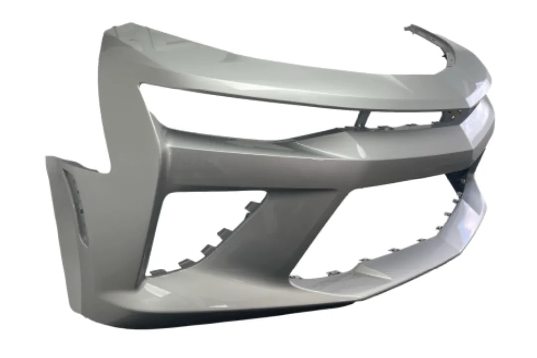 2016-2018 Chevrolet Camaro Front Bumper Painted Switchblade Silver Metallic (WA636R) 84341870 GM1000A19 ReveMoto Painted Auto Parts Replacement 
