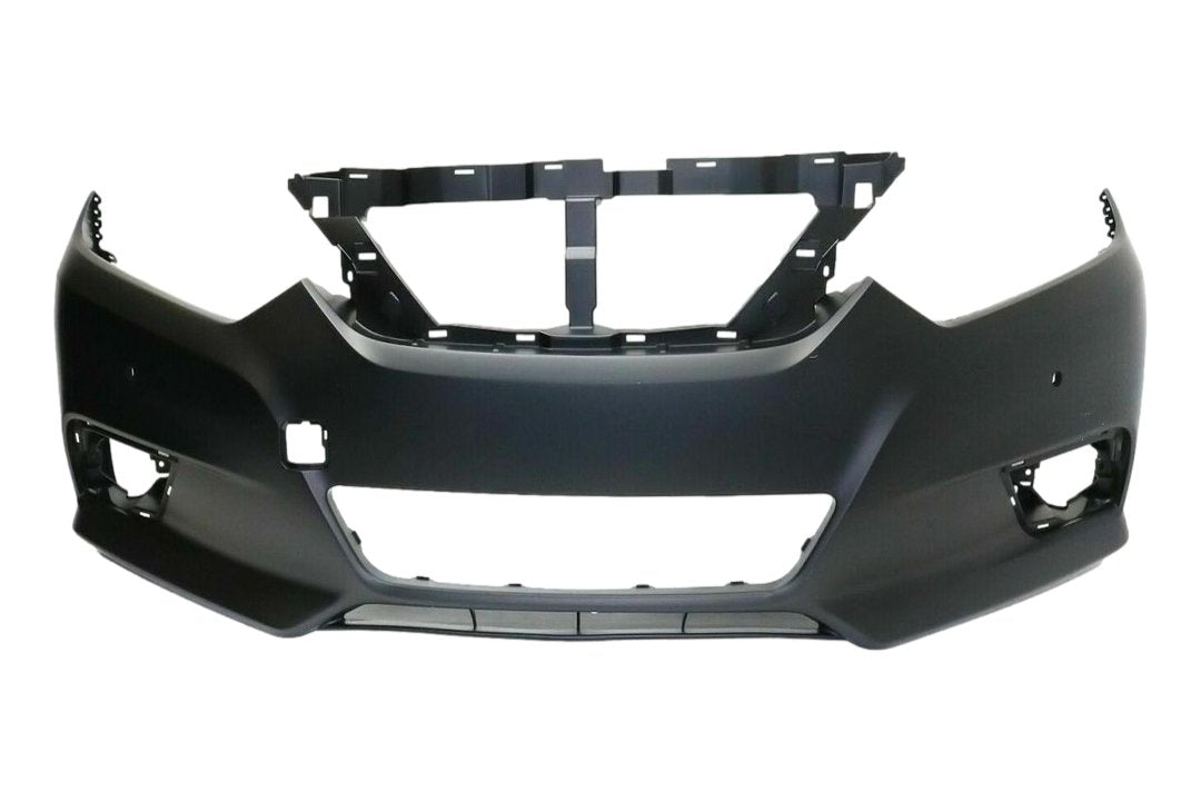 2016-2018 Nissan Altima Front Bumper Painted (w/ Park Assist Sensor Holes) 620229HS2H NI1000312 ReveMoto Painted Auto Parts Replacement