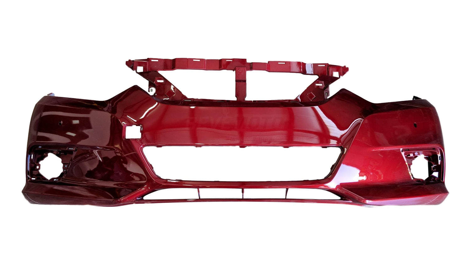 5777 Painted Front Bumper Cover for 2016-2018 Nissan Altima (w/ Park Assist Sensor Holes) Scarlet Ember (NBL) 620229HS2H NI1000312 ReveMoto Painted Auto Parts Replacement