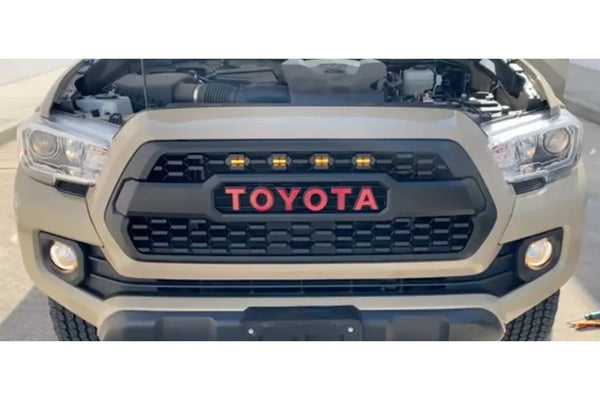 Tacoma タコマ　TRDproフロント　グリル　2016以降 2016-2020 Toyota Tacoma TRD Pro Grille Conversion | ReveMoto