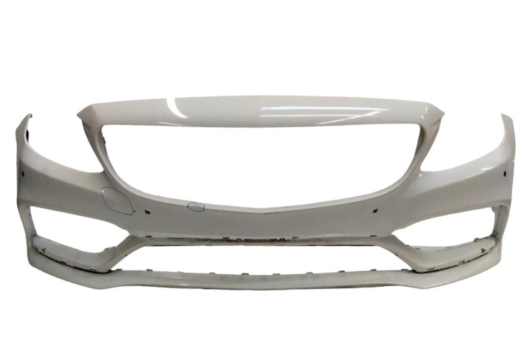  2016-2021 Mercedes-Benz C 63 AMG Front Bumper Painted_OEM___Sedan_WTIH-Active Park Assist Sensor Holes_Surround View_20588022409999