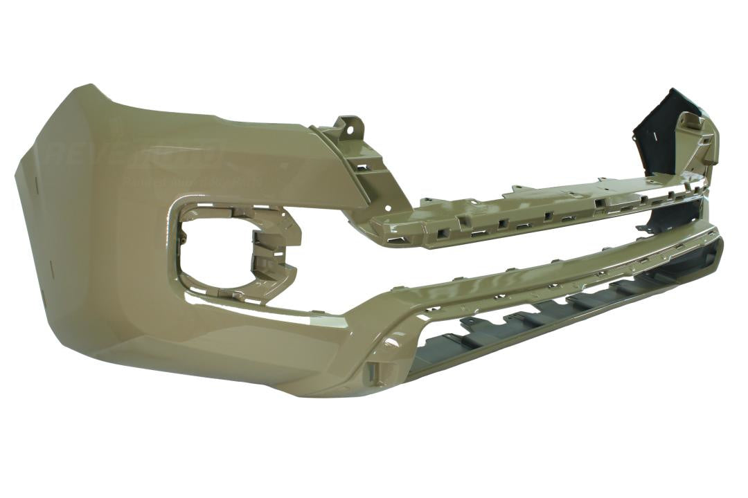 2016-2023 Toyota Tacoma Front Bumper Painted Beige Quicksand (4V6) 5211904907 TO1000414 ReveMoto Painted Auto Parts Replacement 