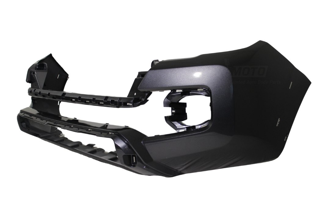 2016-2023 Toyota Tacoma Front Bumper Painted (SR, SR5 Models) Magnetic Gray Metallic (1G3) 5211904220 TO1000415 ReveMoto Painted Auto Parts Replacement 