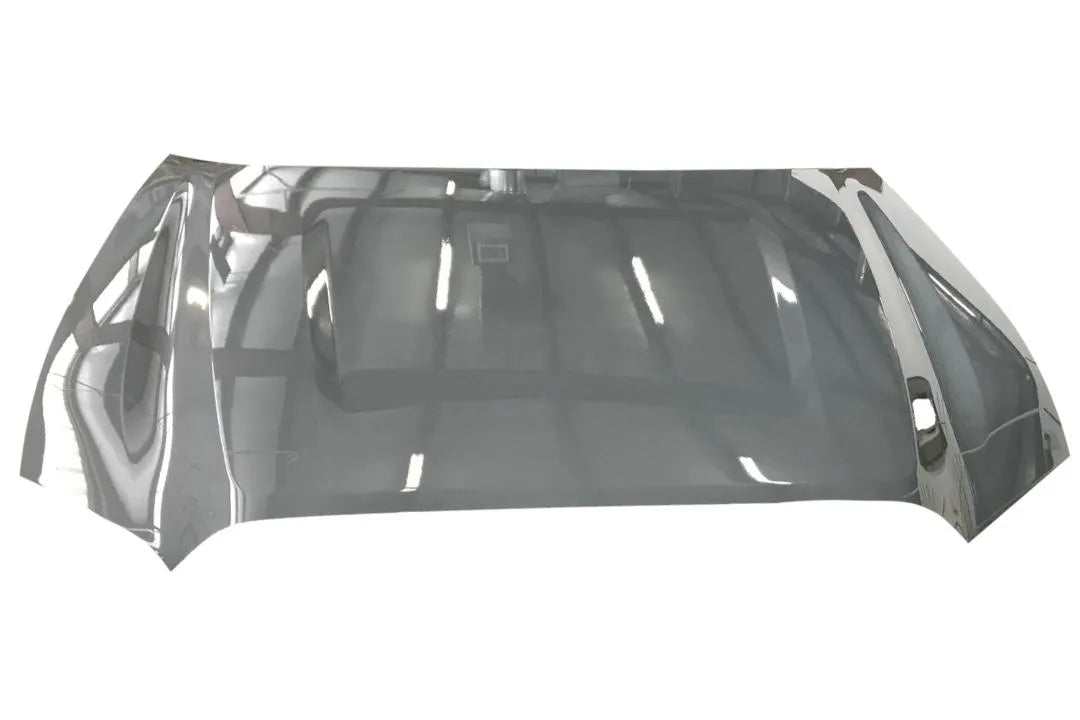 2016-2023 Toyota Tacoma Hood Painted (WITHOUT: Hood Scoop Opening | OEM) Cement Gray Metallic (1H5) 5330104220 TO1230239 ReveMoto Painted Auto Parts Replacement