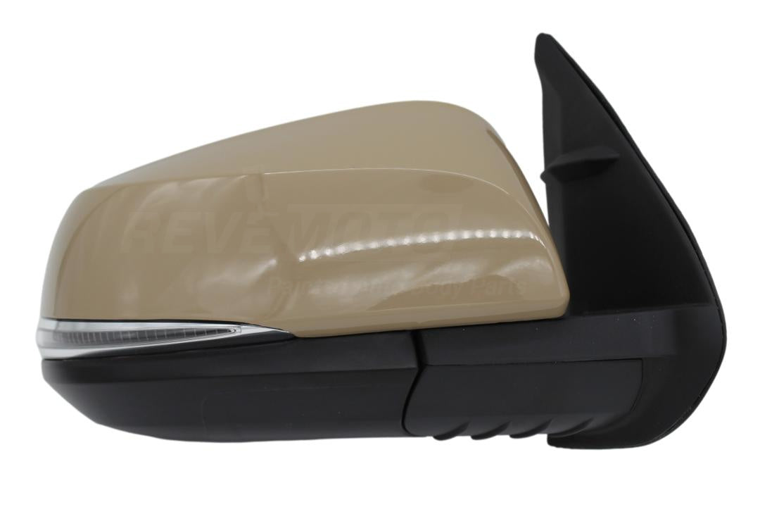 2016-2023 Toyota Tacoma Side View Mirror Painted (Passenger-Side | WITHOUT: Blind Spot Detection) Beige/Quicksand (4V6) 8791004230_TO1321349 ReveMoto Painted Auto Body Parts