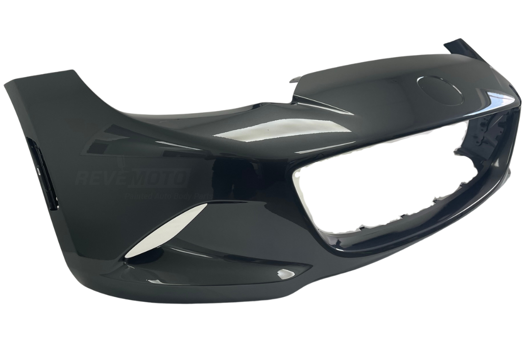 2016-2024 Mazda MX-5 Miata Front Bumper Painted Machine Gray Metallic (46G) N2Y15003XA6D/N2Y15003XABB ReveMoto Painted Auto Parts Replacement MA1000243