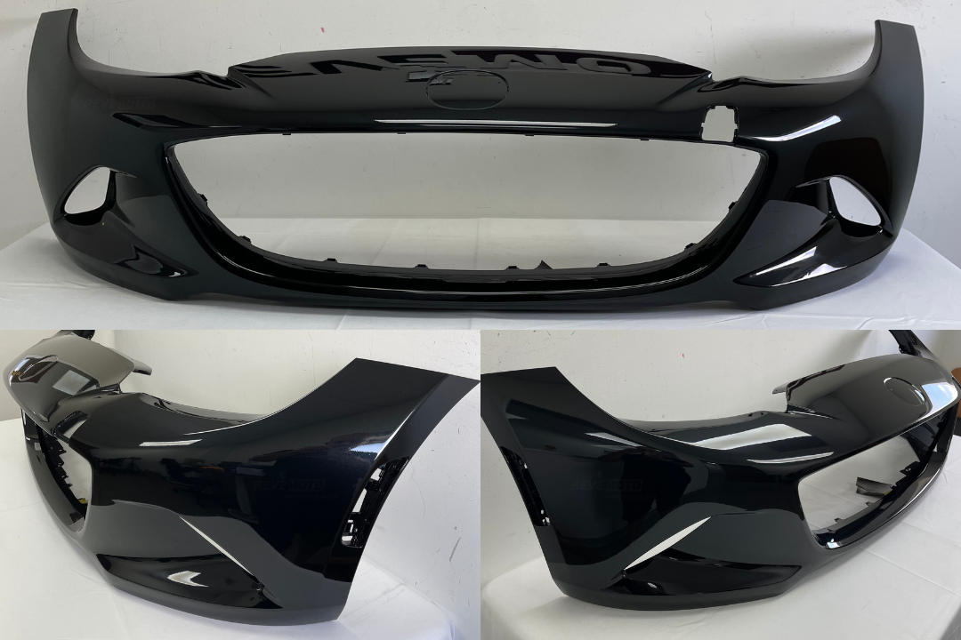 2016-2024 Mazda MX-5 Miata Front Bumper Painted N2Y15003XA6D/N2Y15003XABB MA1000243 Jet Black Mica (41W) ReveMoto Painted Auto Parts Replacement 