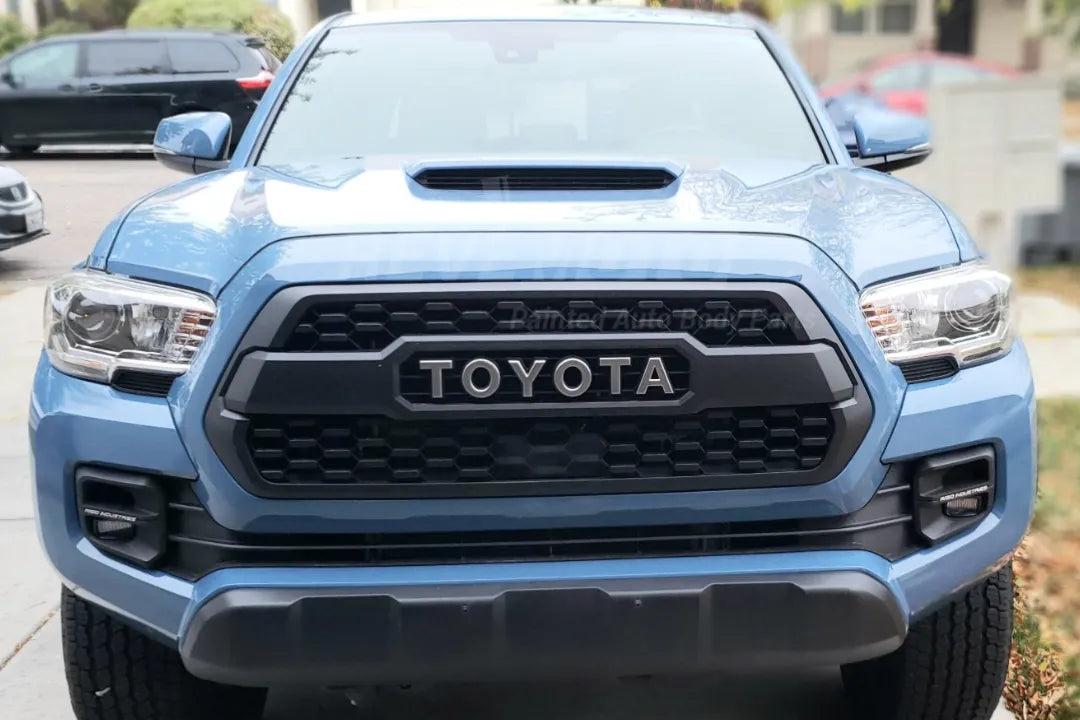 2016-2023 Toyota Tacoma Hood Painted Grayish Blue (8W2) 5330104230 TO1230240 ReveMoto Painted Auto Parts Replacement