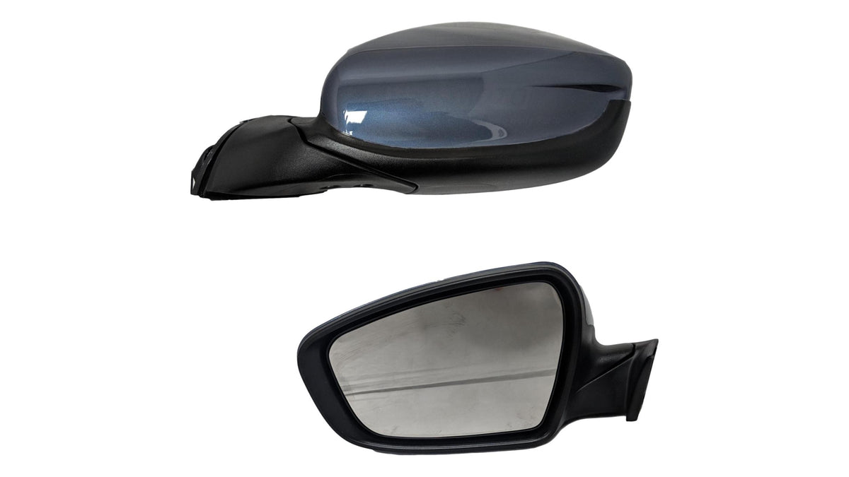 2016 Kia Forte Driver Side View Mirror Painted Planet Blue Mica (D7U) 87610A7200 KI1320181