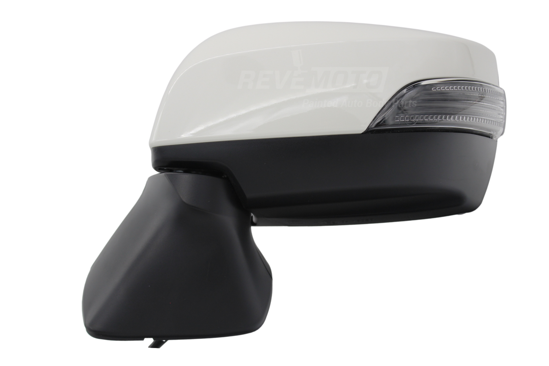 2015 Subaru Outback Driver Side View Mirror Painted Crystal White Pearl (K1X), WITH: Power, Manual Folding, Heat, Turn Signal Light, Puddle Lamp