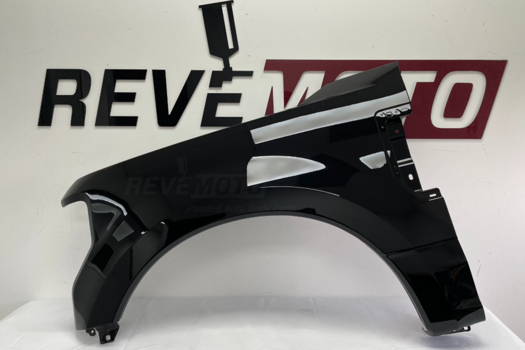 2017-2019 Ford F250 Fender Painted Absolute Black (G1) (Left, Driver-Side) JC3Z16005A HC3Z16005A HC3Z16005D ReveMoto Painted Auto Parts Replacement