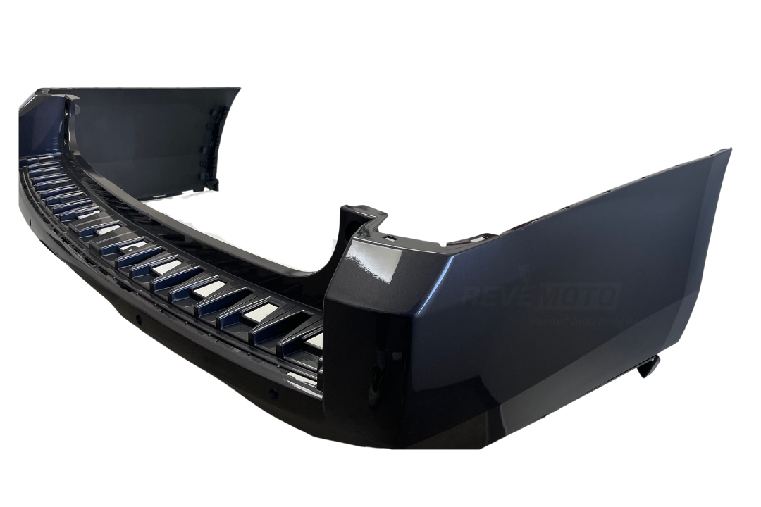 2017-2019 GMC Yukon XL Rear Bumper Painted Iridium Gray Metallic (WA121V) 84335283 GM1100A32 ReveMoto Painted Auto Parts Replacement 