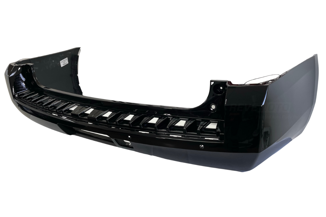 2017-2020 Chevrolet Suburban Rear Bumper Painted Black (WA8555) 84335289 GM1100A30