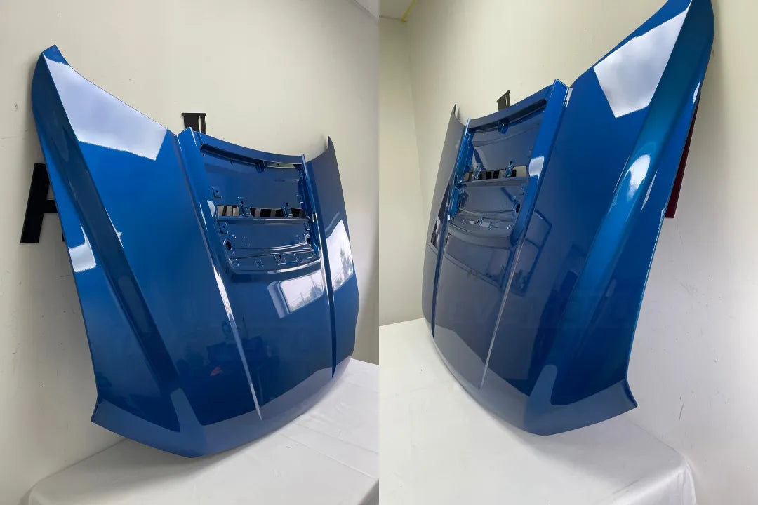 32219 - 2017-2020 Ford F150 Raptor Hood Painted (OEM) Velocity Blue Metallic (E7) HL3Z16612A