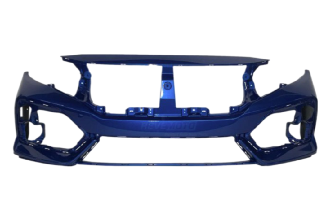 2017-2020 Honda Civic Front Bumper Painted Brillant Sporty Blue Metallic (B593M) Coupe/Sedan 04711TBFA01ZZ